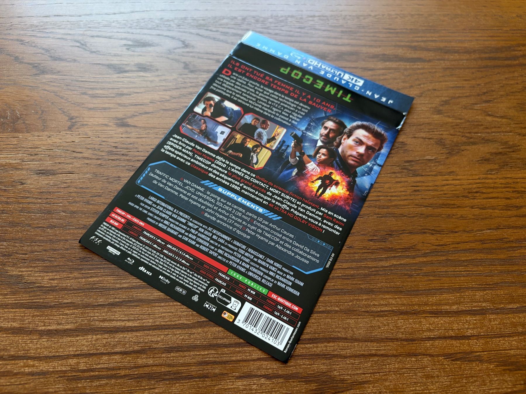 Tutti i DVDs: Timecop Mediabook (4K+Blu-ray) – Usato da Knonau venduto da Vincent_vega84 8