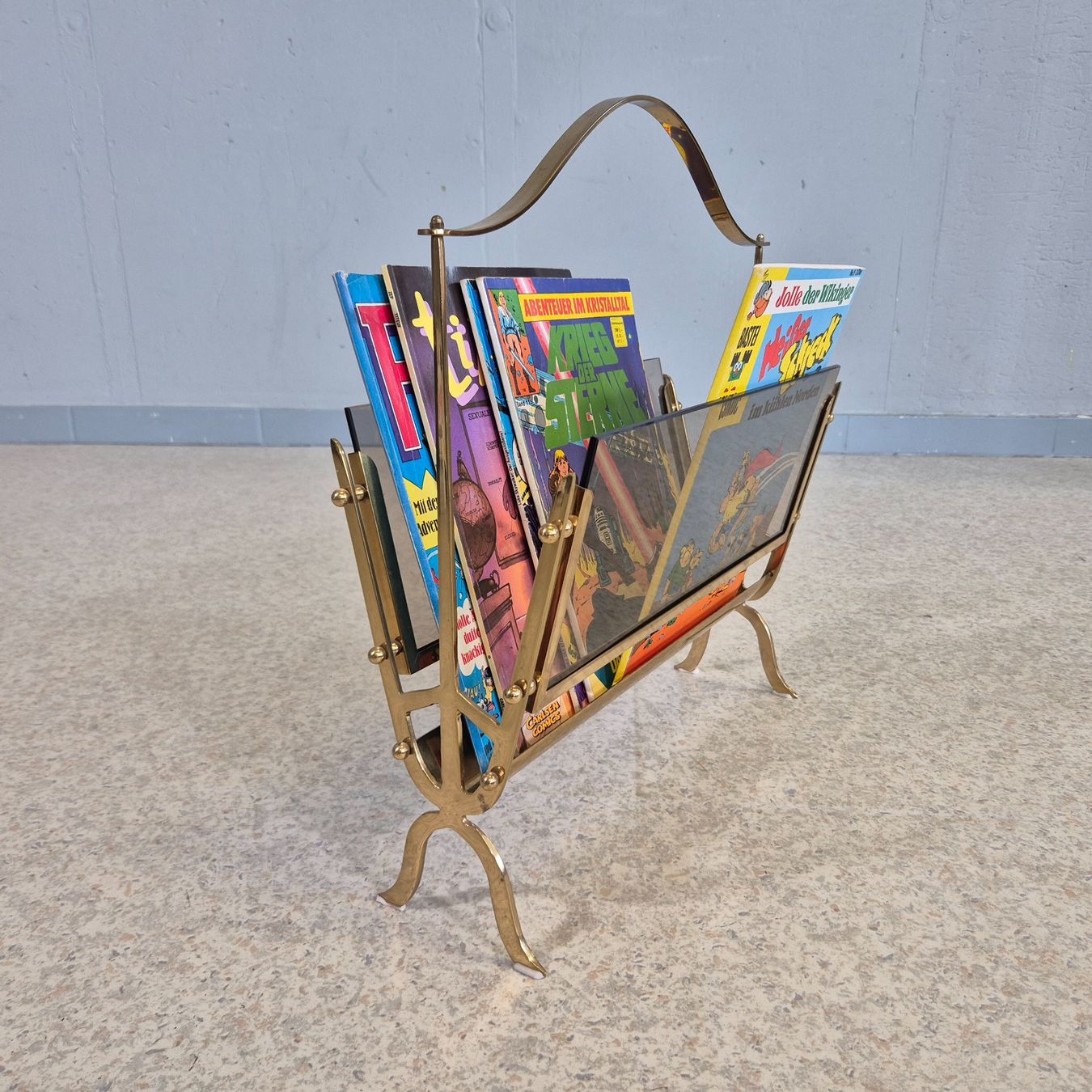 Altro per la casa: Messing Magazin Rack Zeitungsständer Zeitschriftenhalter – Usato da Nottwil venduto da Wondewa-Shop 2