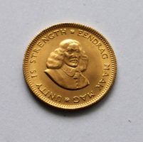 Südafrika / South Africa, 1Rand Gold 1973/4/8 (wie 1/2 Sov.)