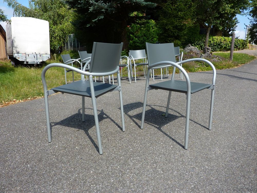 10 stapelbare Stühle Gartenstühle Gastrostühle SEGIS BREEZE 2