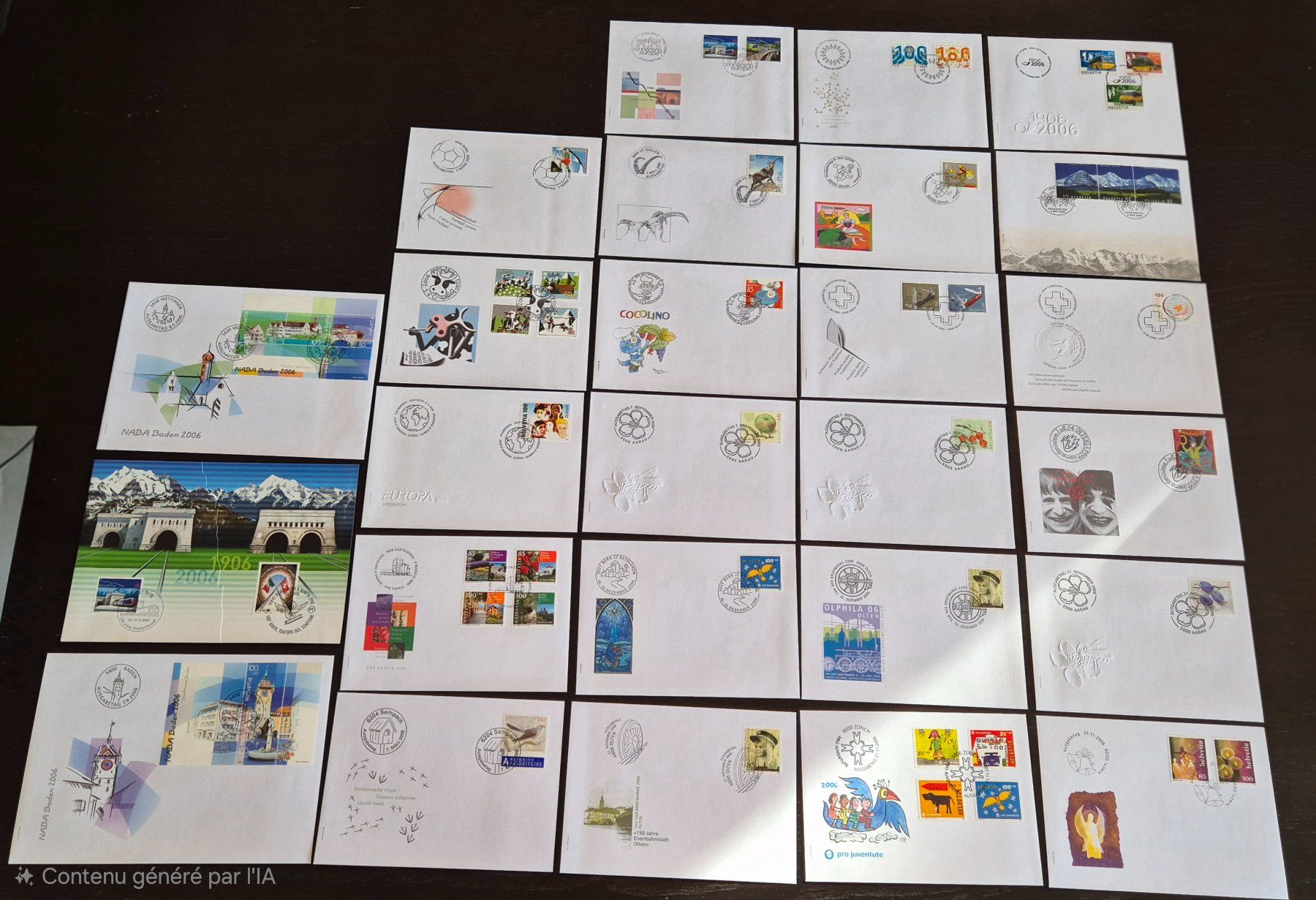 Alle Briefmarken: Jahresserie 2006 ET Briefe – Gebraucht aus Buus von papillon098
