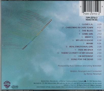CD: Randy Newman - Trouble in Paradise – Usato da Unterbäch venduto da vuqsa 1