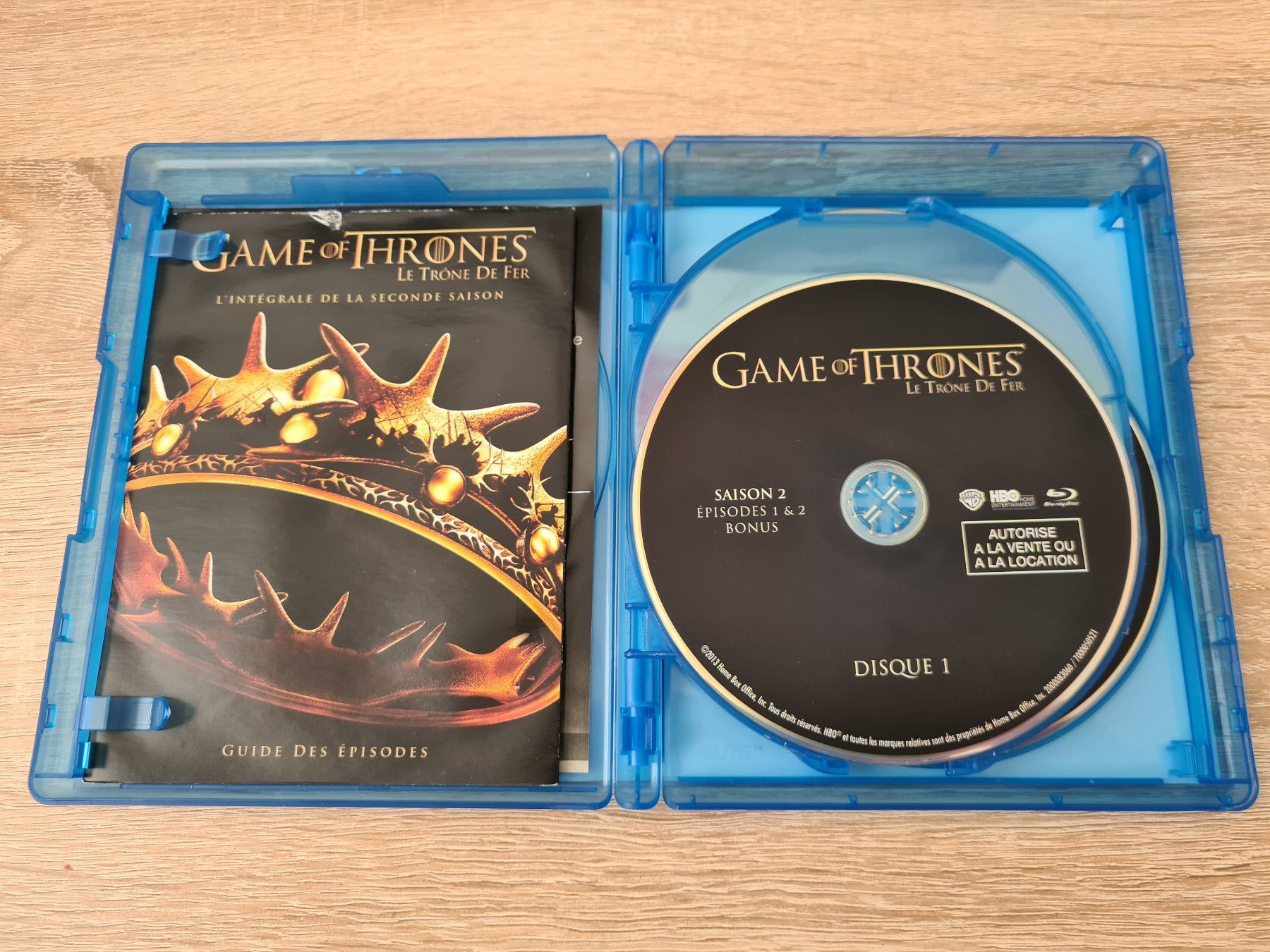Tutti i DVDs: Game Of Thrones Saison 2 (5 Disk) - Blu-ray – Usato da Carouge GE venduto da Franllo 5