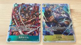 One Piece oden und enel OP02-030, OP05-100