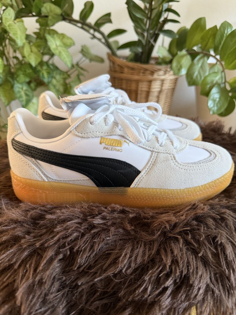 Puma Scarpe da donna: Puma Palermo Blanc et Daim Neuves – Nuovo e nell'imballaggio originale da Troinex venduto da cashgva