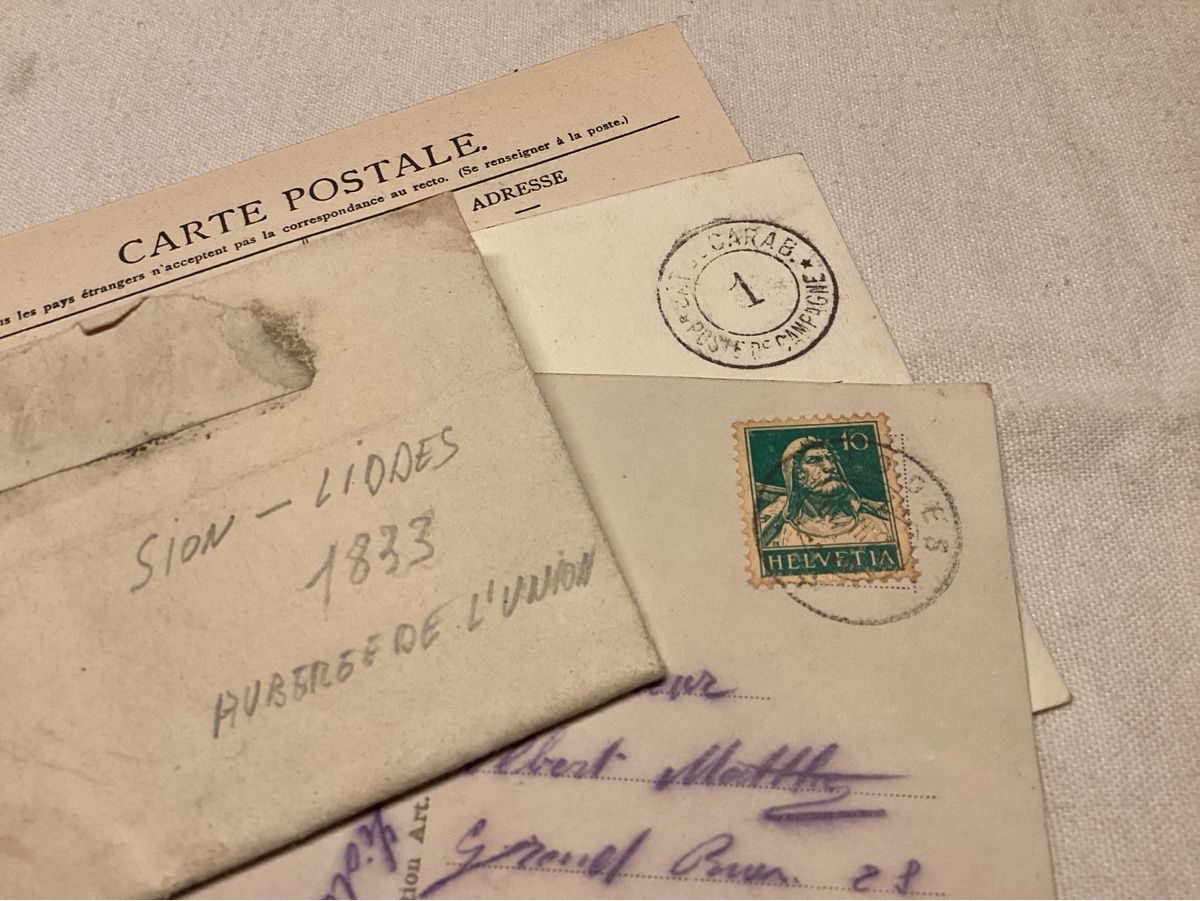 Cartoline postali: LIDDES 4 pièces  dés 1833 en lot – Usato da Luc (Ayent) venduto da Rebouille 7