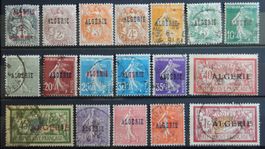 Algerien ex. Kat. 1-20 */gest. 1924
