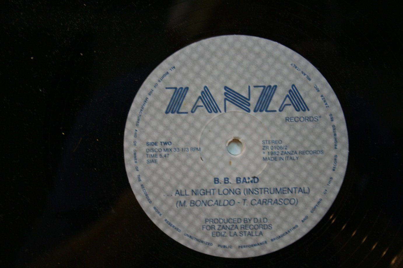 Dischi in vinile: Maxi-Single All night long - B.B. Band – Usato da Wettingen venduto da zibi137 3