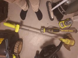 Ryobi Trimmer und Heckenschere klein
