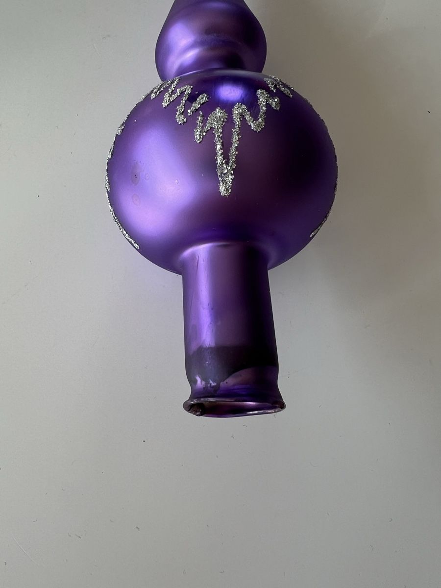 Tutte le decorazioni: Violett Weihnachts Baumspitze  – Usato da Uerikon venduto da Saffagirl 8