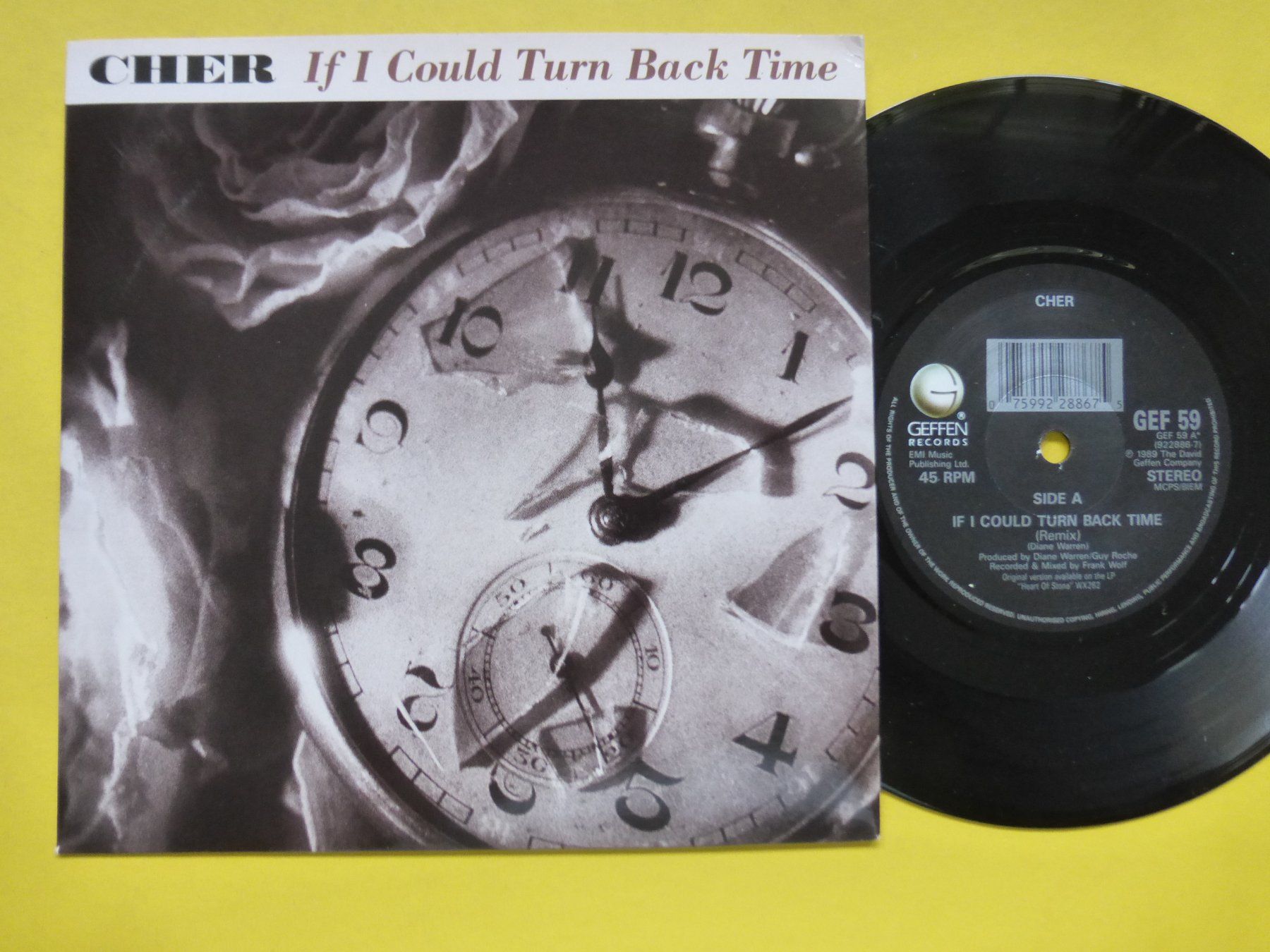 Dischi in vinile: Cher – If I Could Turn Back Time – Usato da Zürich venduto da Swiss57