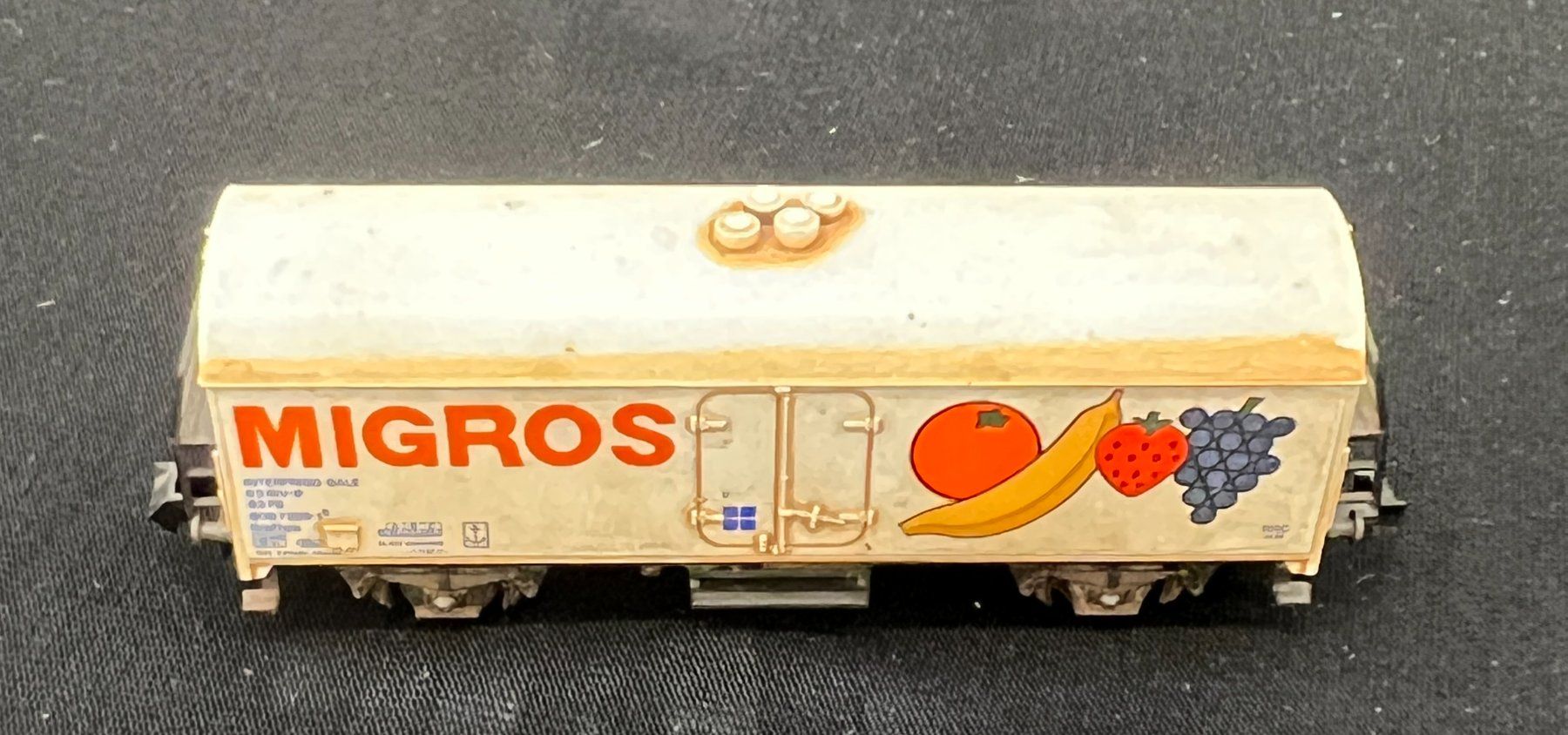 Migros Modelleisenbahnen: Migros Güterwagen – Gebraucht aus Zürich von Drahtzug