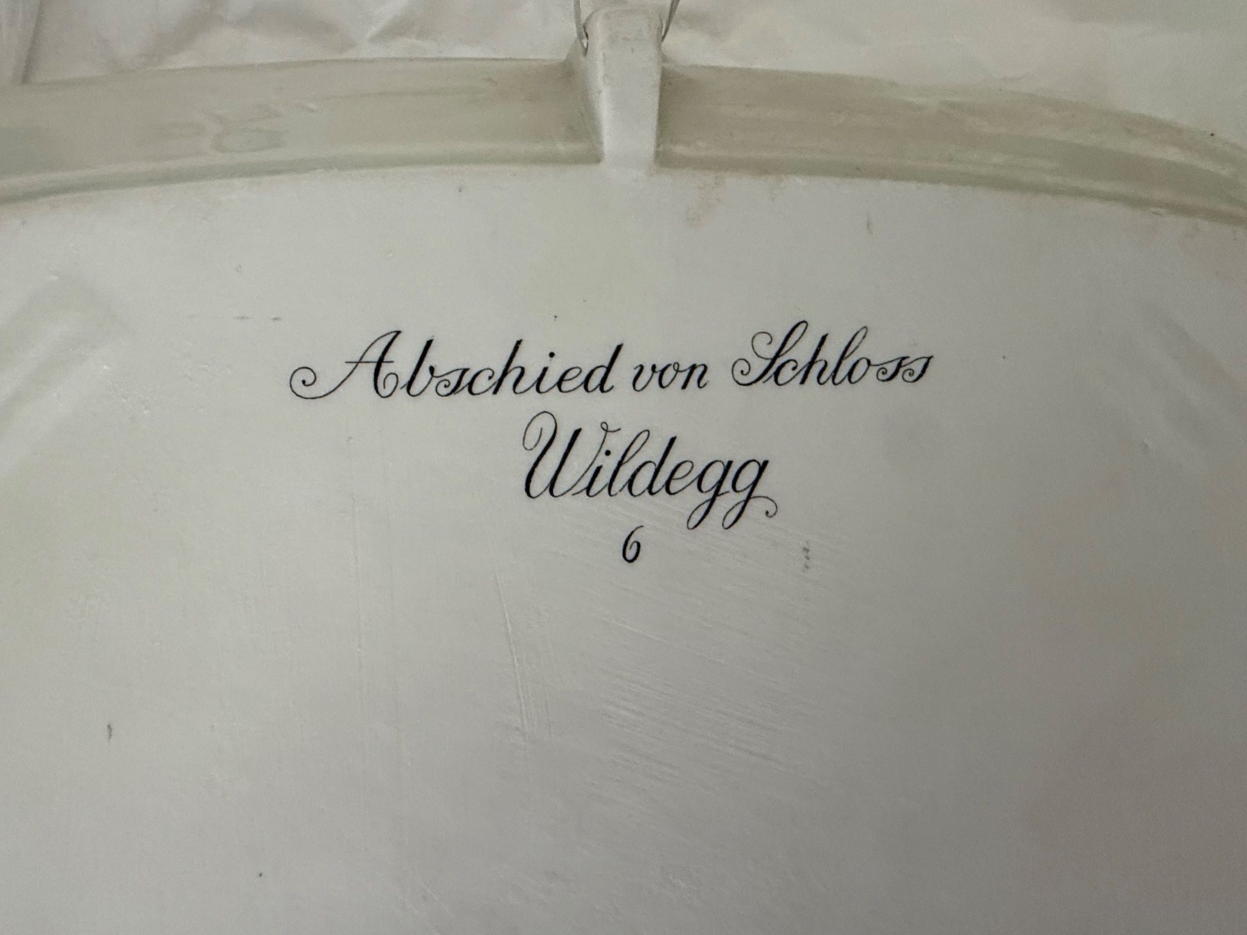 Tutte le decorazioni: 6 Teller "Langenthal" Bildergeschichte "Schloss Wildegg" – Usato da Pfäffikon SZ venduto da Smile6870 9