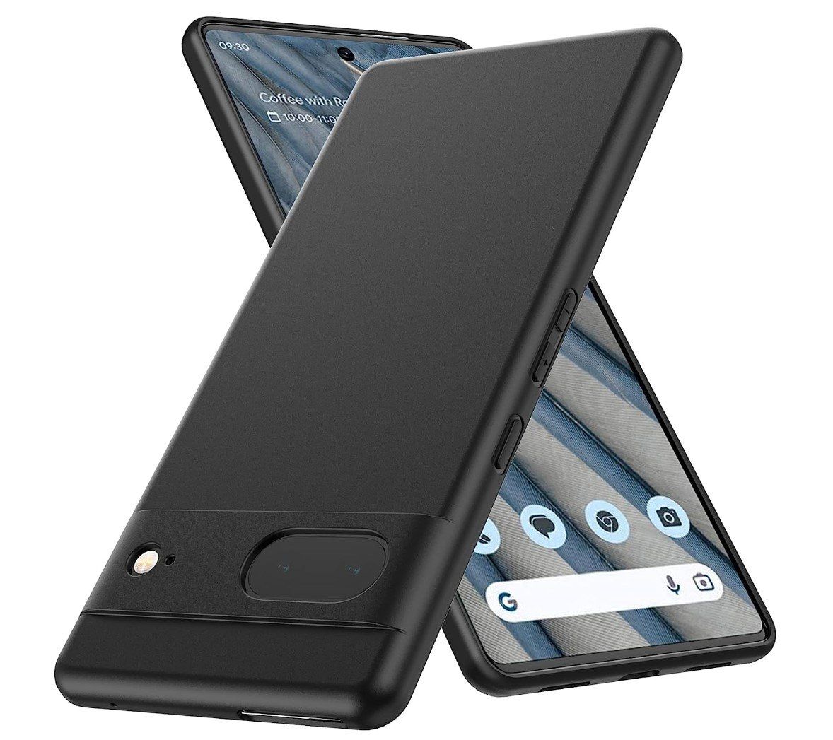 Covers & Schutzfolien: Google Pixel 7a Hülle Case black matt TPU dünn weich – Neu und originalverpackt aus Rorschacherberg von