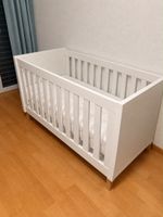 Kinderbett Pinolino Riva weiss mit Matratze in gutem Zustand