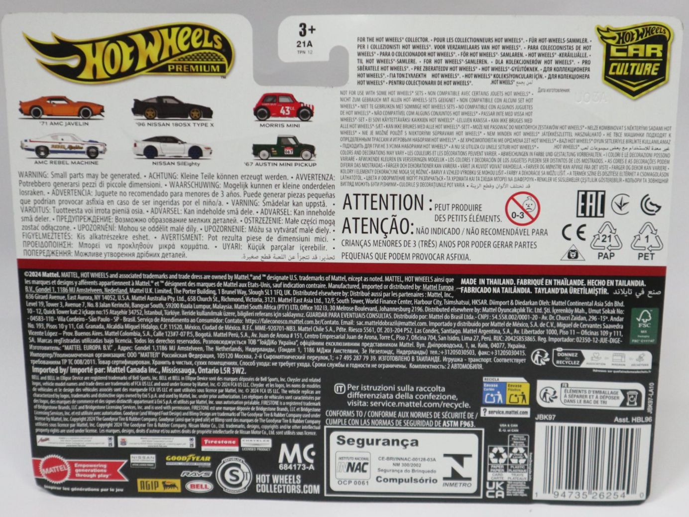 Hot Wheels Modellini d'auto: Hot Wheels Premium Morris Mini 1967 Austin Mini Cooper – Nuovo e nell'imballaggio originale da Eschenbach SG venduto da Astalavista 3