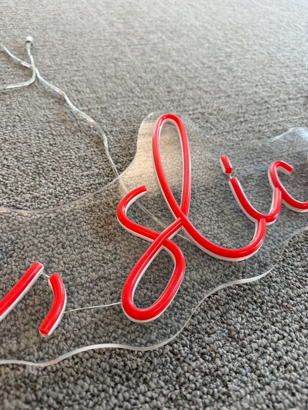 Lampade: Neon Leuchtschrift SLICE IT BABY – Usato da Zürich venduto da Diazaio 1