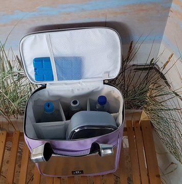 Frigoriferi & Refrigeratori: Be Cool Kühltasche Fun-Bottlebag Lavendel-Silber – Nuovo (secondo la descrizione) da Kägiswil venduto da nick333 1