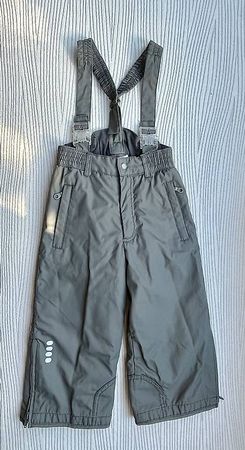 Gr.92, Reima Schnee-Hose grau, gefüttert