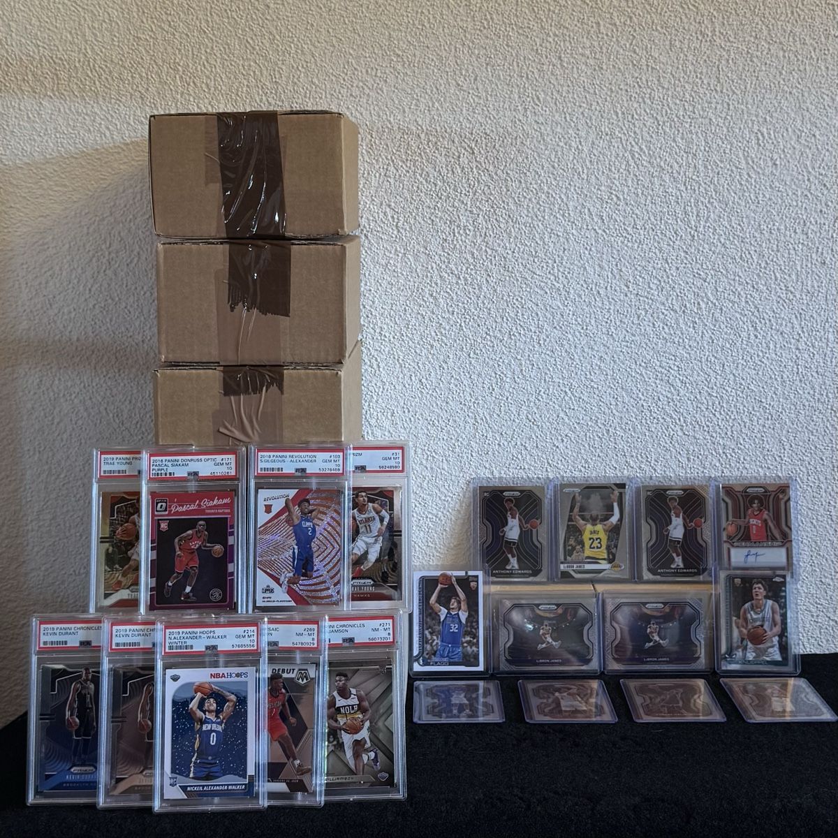 Nba Sammelbilder & Trading cards: NBA Karten Sammlung PSA LeBron Edwards Curry Shai – Gebraucht aus Buch am Irchel von Naemi6