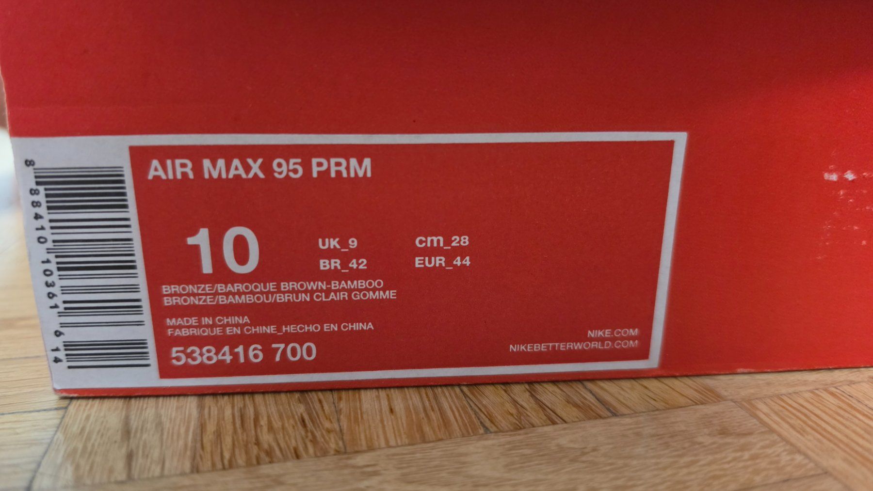 Nike Scarpe da uomo: Nike Air Max 95 "Varsity Maize" T44 DSWT Réf 538416-700 – Nuovo e nell'imballaggio originale da Cologny venduto da Maxime1223 6