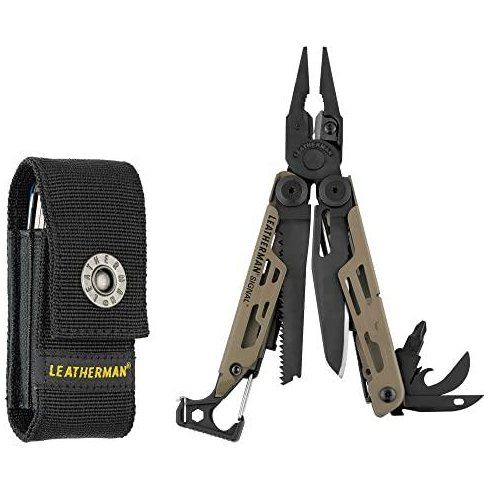 Leatherman Coltelli tascabile: Leatherman Multitoolzange einklappbar SIGNAL COYOTE  TAN – Nuovo e nell'imballaggio originale da Koppigen venduto da Bracher_Mail-House