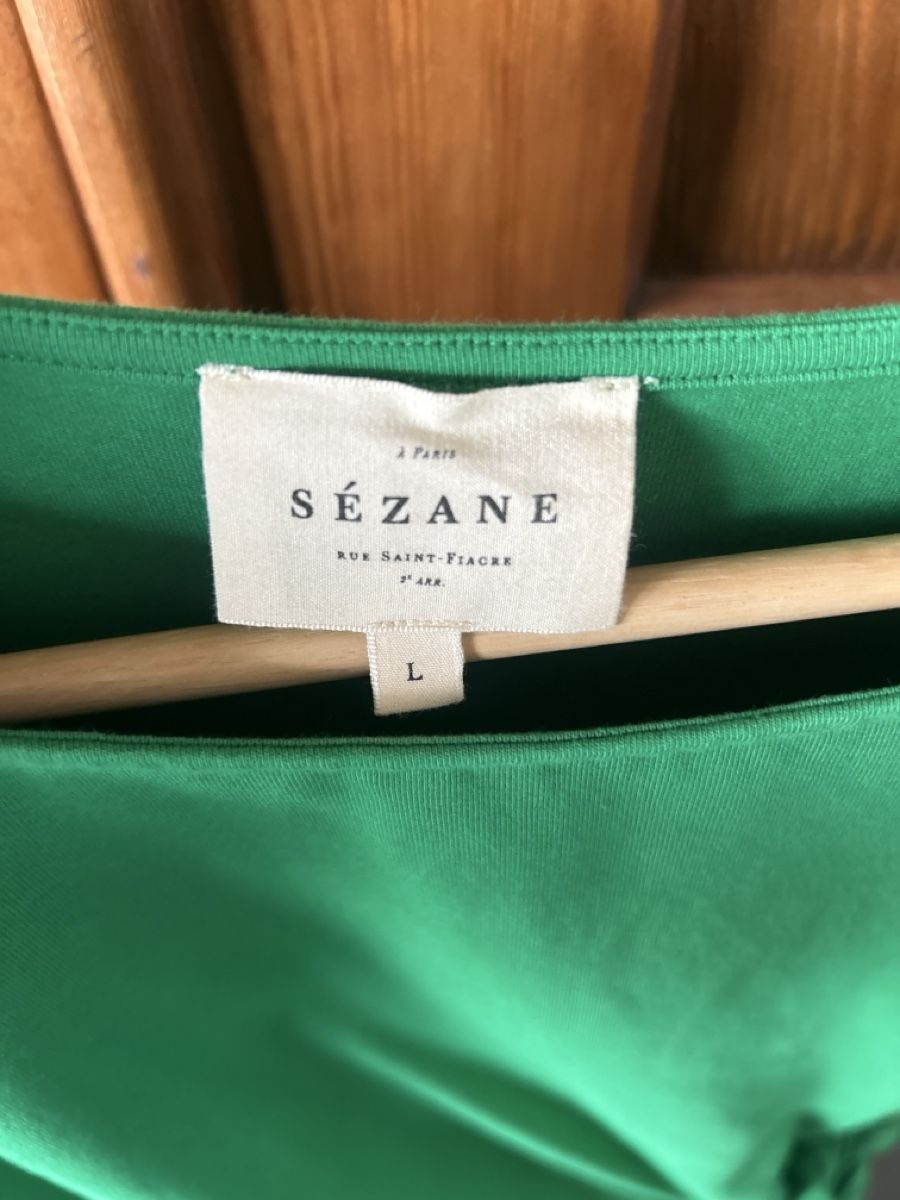 Sezane Vestiti: Sézane robe PIPPA verte  – Usato da St-Aubin-Sauges venduto da vildfr 2