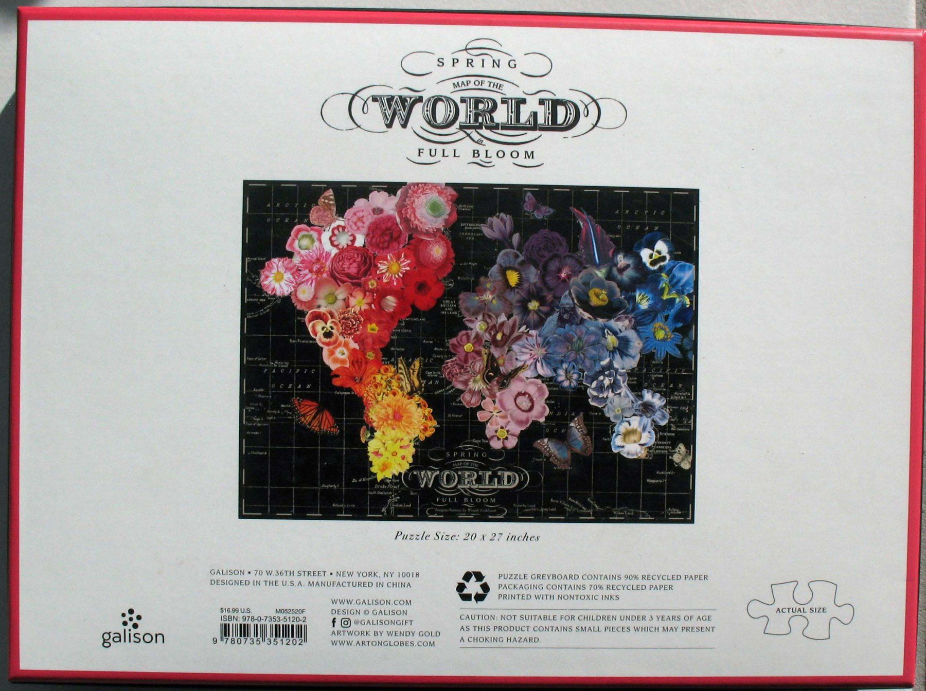 Puzzles: Galison Puzzle 1000 - Full Bloom – Gebraucht aus Luzern von Baumhuepfer01 1