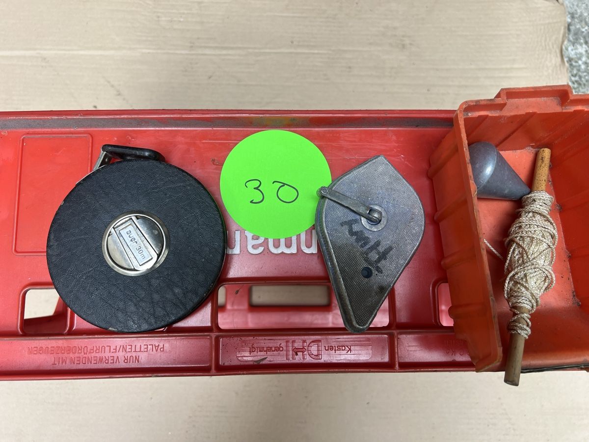 Misurare: Spickschnur Set und Meterrolle  – Usato da Neuenhof venduto da Willi111