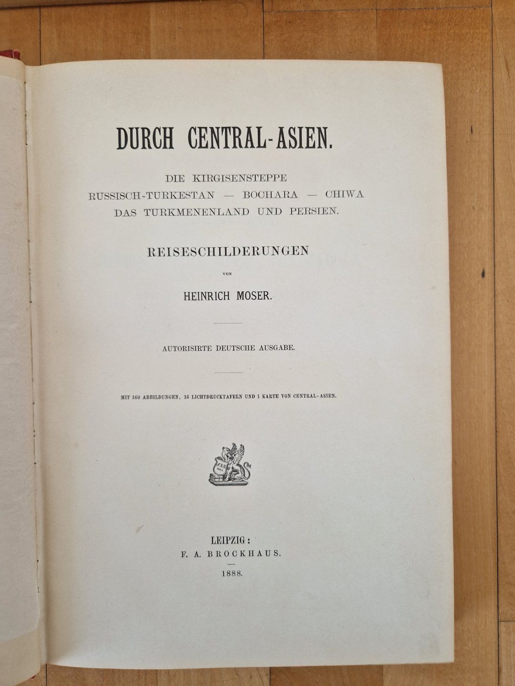 Libri: Antiker Bildband: "Durch Central-Asien" von 1888 – Usato da Wallisellen venduto da soat 3