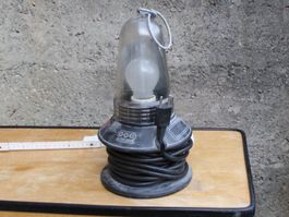 STRADA LAMPE BAUSTELLENLAMPE INDUSTRIE-LAMPE VINTAGE RARITÄT