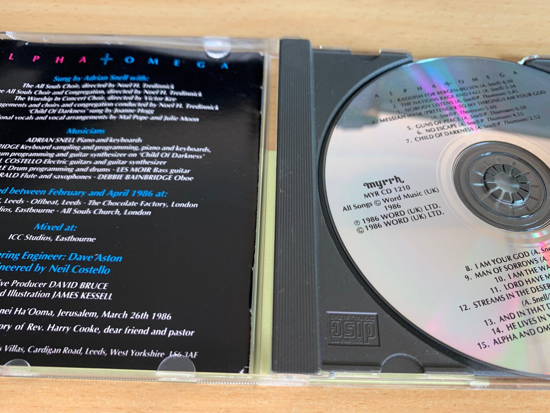 CDs: Adrian Snell – Alpha And Omega – Gebraucht aus Rikon im Tösstal von Alpenmutz 2