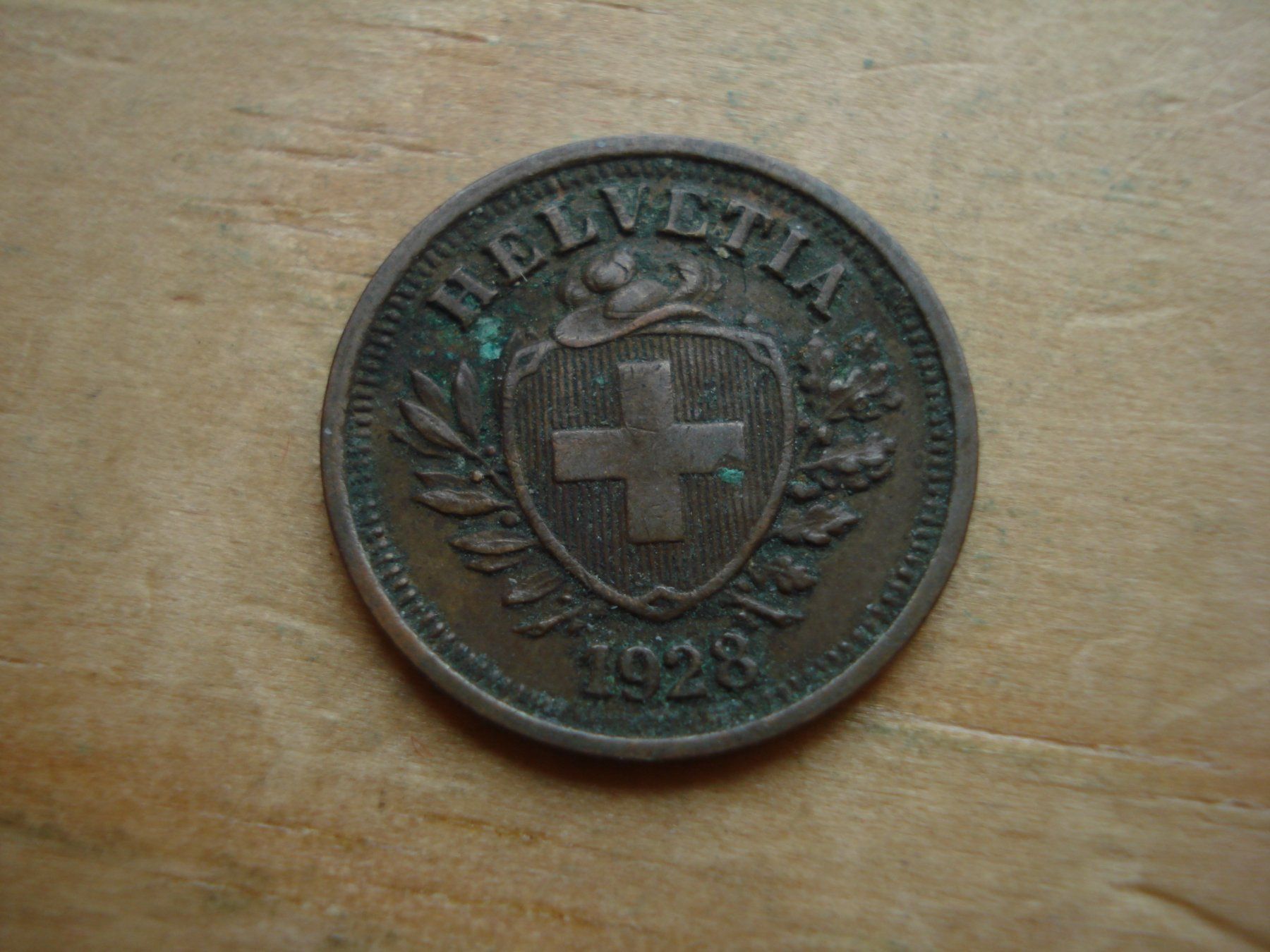 Tutti le monete: (W5) 1 Rappen 1928 – Usato da Erlach venduto da Net-Coins