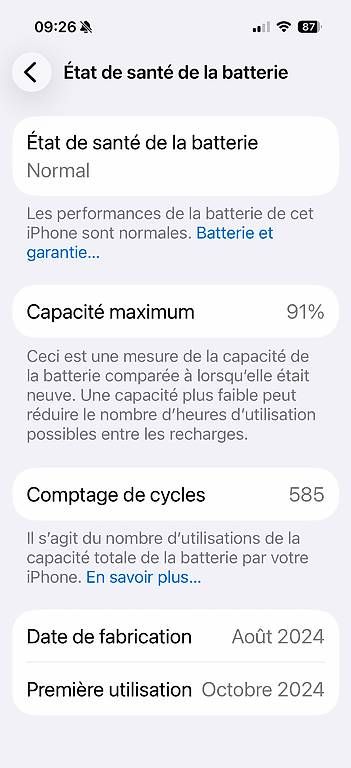 Telefoni cellulari / Smartphones: iPhone 16 Pro 256 Go – Usato da Courtemautruy venduto da mgi_br9s 1