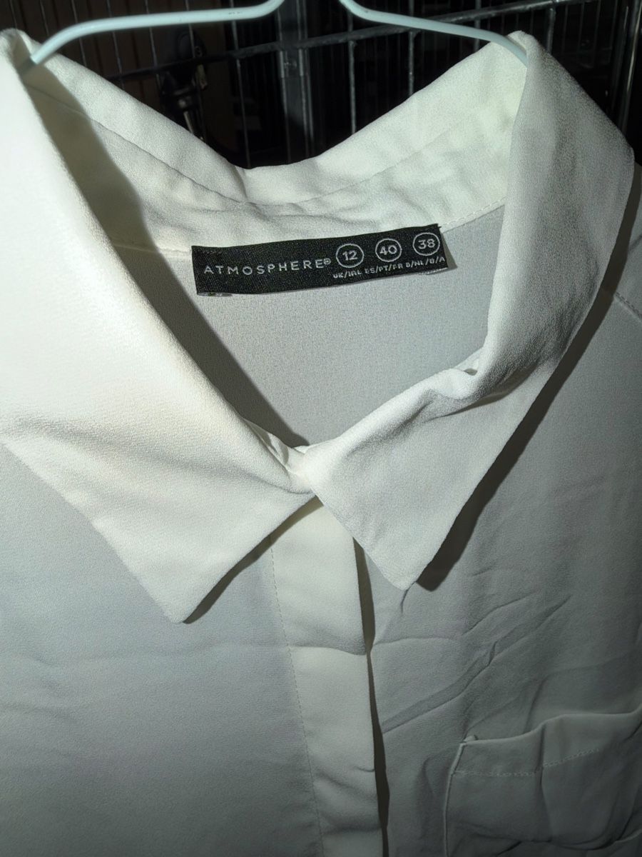 Camicette: Bluse weiss kurzarm – Nuovo (secondo la descrizione) da Biel/Bienne venduto da Peeeep10 1