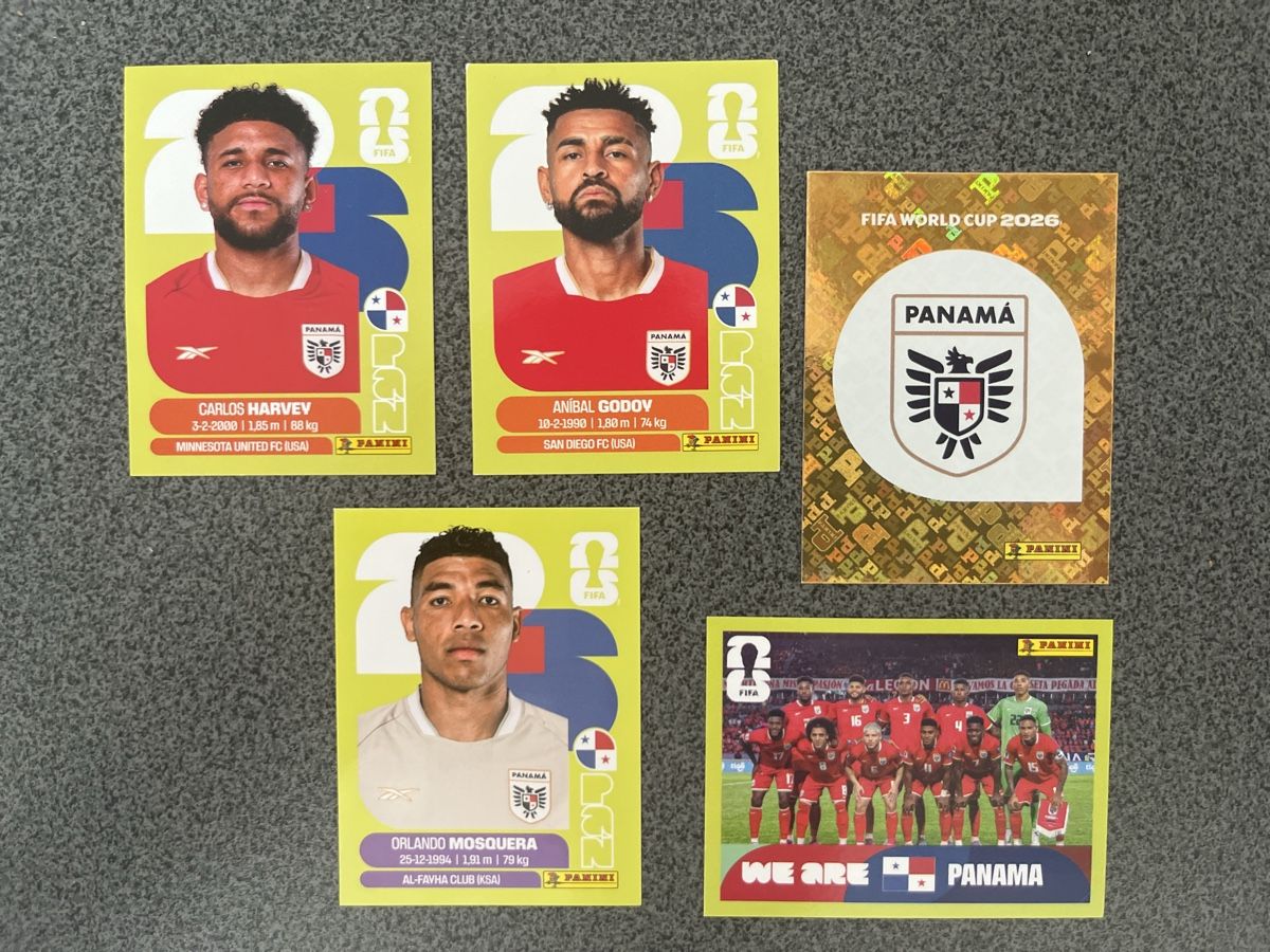 Panini Sammelbilder & Trading cards: Panini Panama PAN1,PAN2,PAN11,PAN15,PAN13 – Neu (gemäss Beschreibung) aus Au ZH von Paninifieber26