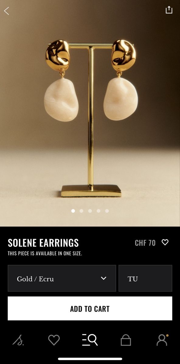 Sezane Boucles d'oreille: Boucles d’oreilles Sézane – Neuf avec emballage d'origine à Satigny par Pauline_1987 3