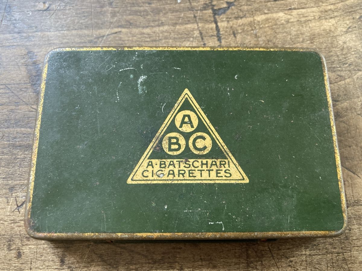 Tabacchi: Blechdose Batschari Cigarettes Sleipner – Usato da Zürich venduto da Mueschelmau 1