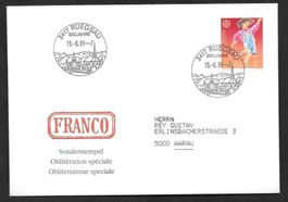 Sonderbrief S. 1375 850 Jahre Rüegsau 15.8.1989