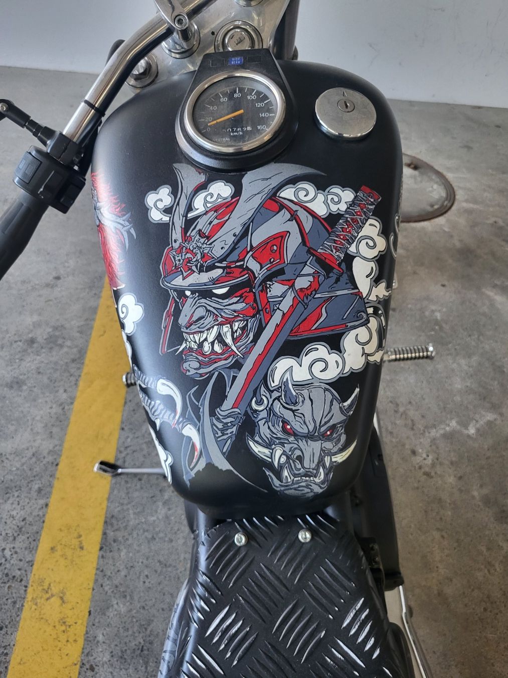 Suzuki Chopper: Suzuki LS 650 Savage Bobber Chopper Einzelstück Langgabel – Usato da Sommeri venduto da Skulljunior 4