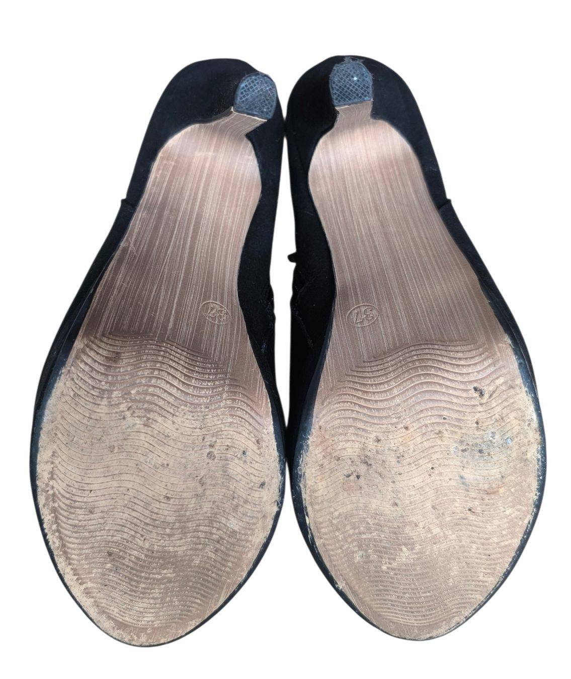 Scarpe da donna: Schwarze Plateau-Stiefeletten mit Absatz, Grösse 37 – Usato da Gettnau venduto da Immortal_ 4