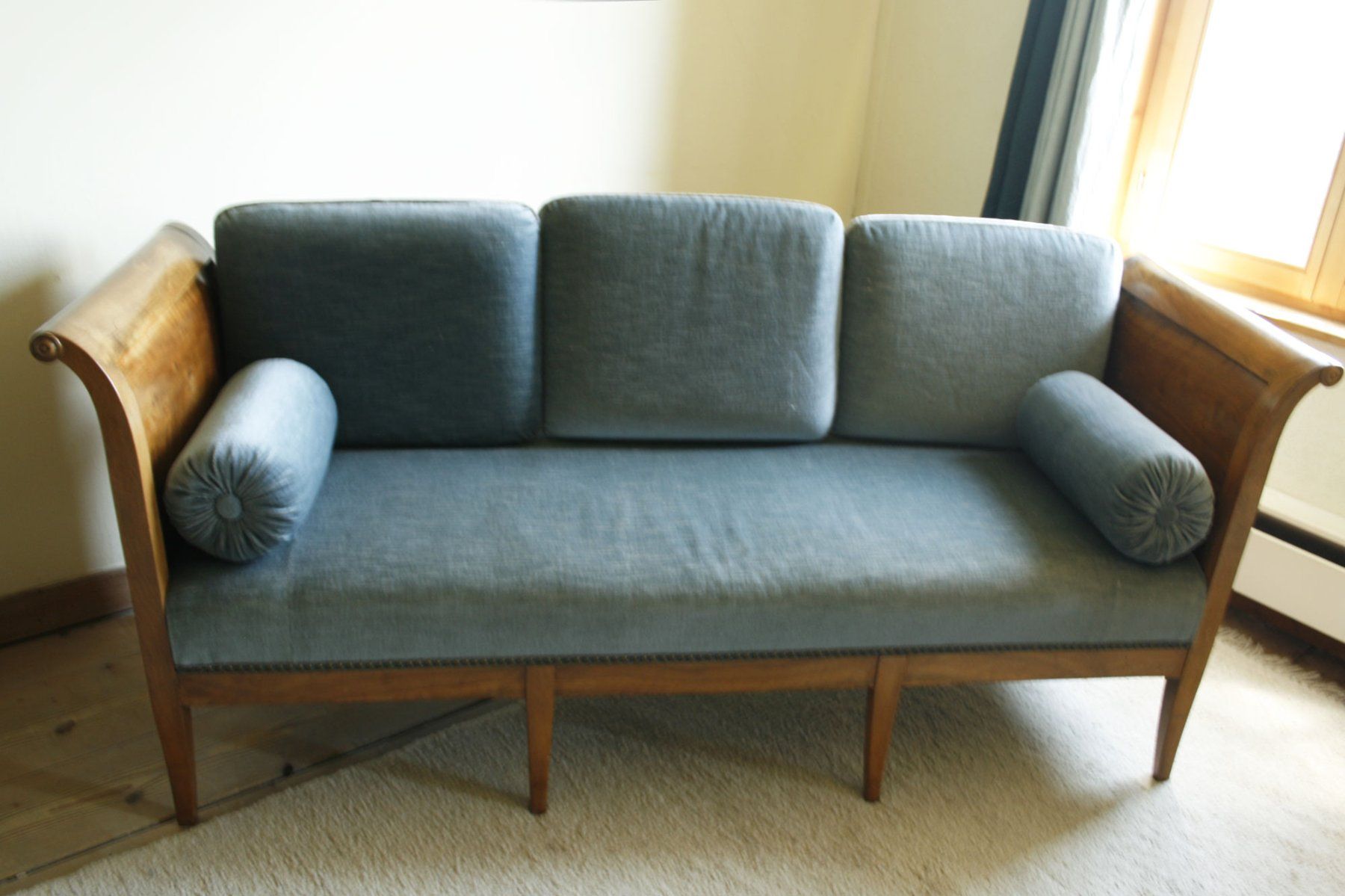 Sofas: Antikes Biedermeier-Set: 3-Sitzer Sofa & 2 Polsterstühle – Gebraucht aus Hosenruck von Musikmamsell 1