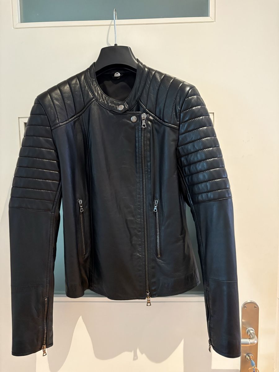 Giacche: Lederjacke schwarz  – Usato da Basel venduto da Hermes67 1