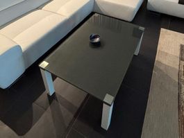 Coachtisch - Platte Colorglas anthrazit