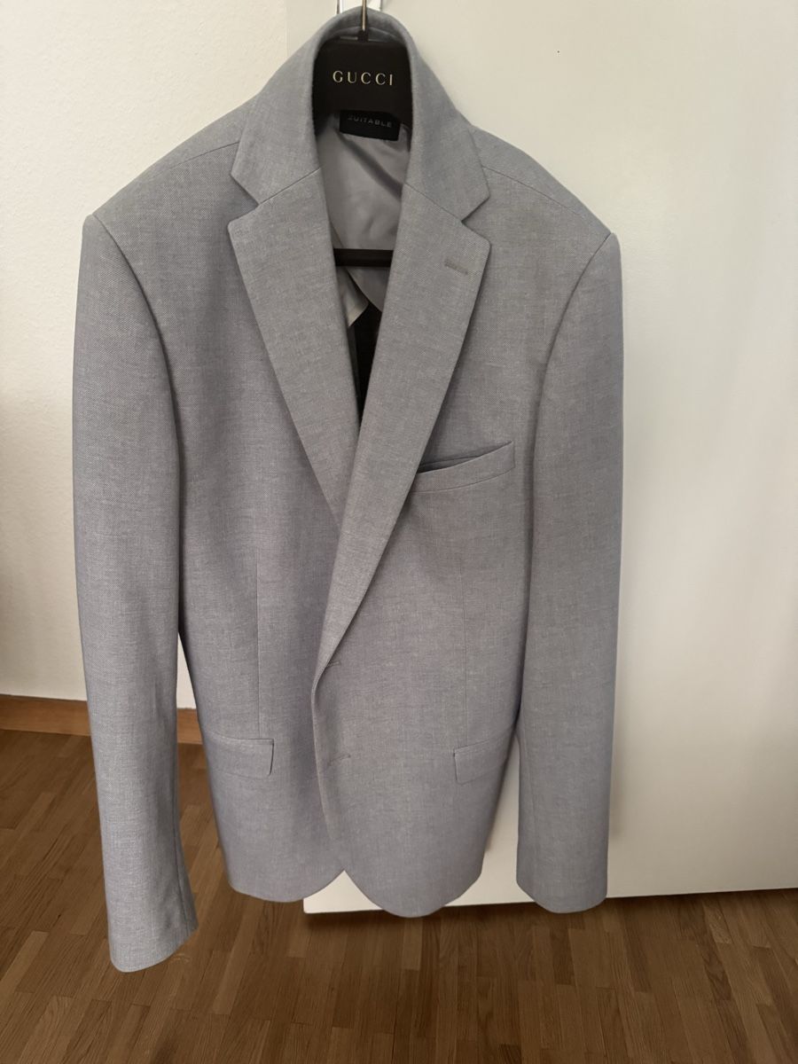 Vestes: ZUITABLE Grauer Blazer Jacket – Neuf (Voir description) à Basel par enzof40
