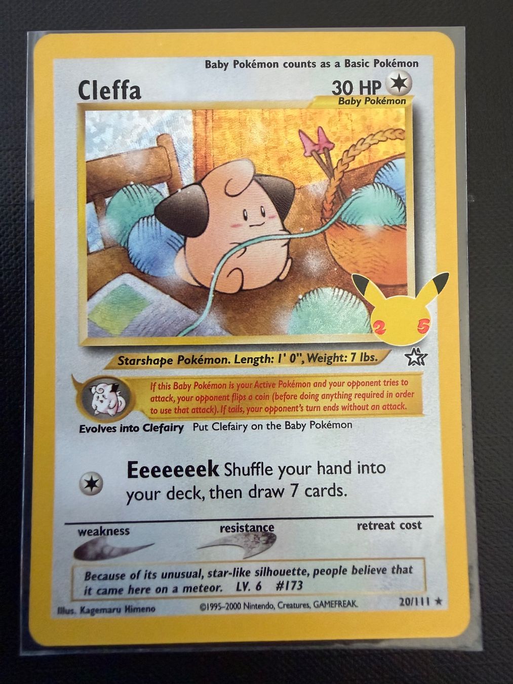 Pokémon Sammelbilder & Trading cards: Cleffa #20 CELEBRATION EN – Neu (gemäss Beschreibung) aus Savigny von Matgab94