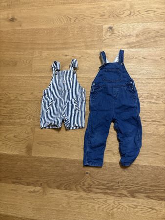 2x Latzhose: Petit Bateau 86 + Mayoral 86 Sommer Top!