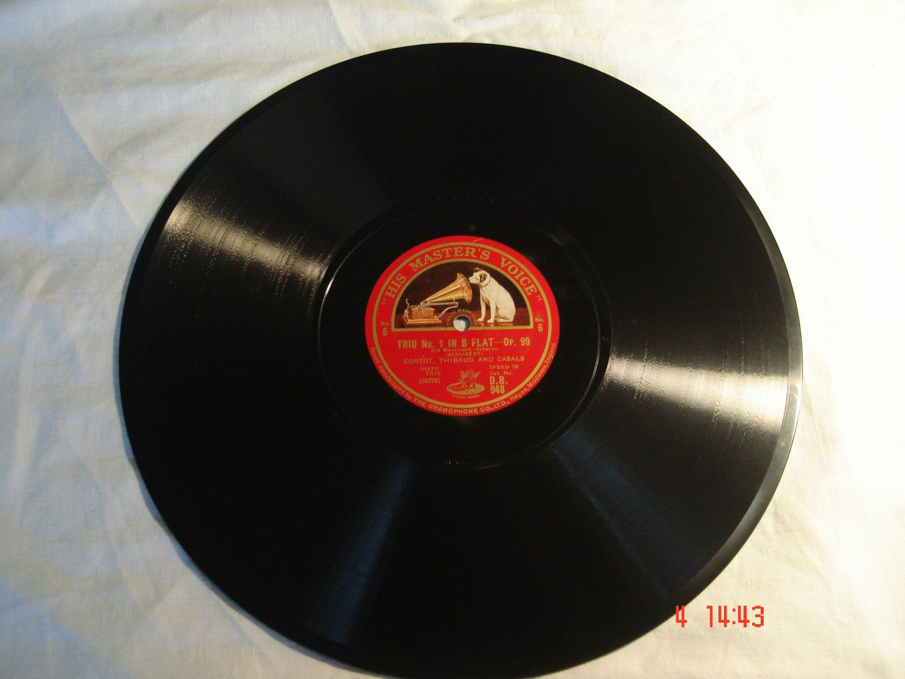 Dischi in vinile: Schellackplattenalbum Schubert Trio B-Dur op.99 – Usato da Aeschi SO venduto da abi1951 5