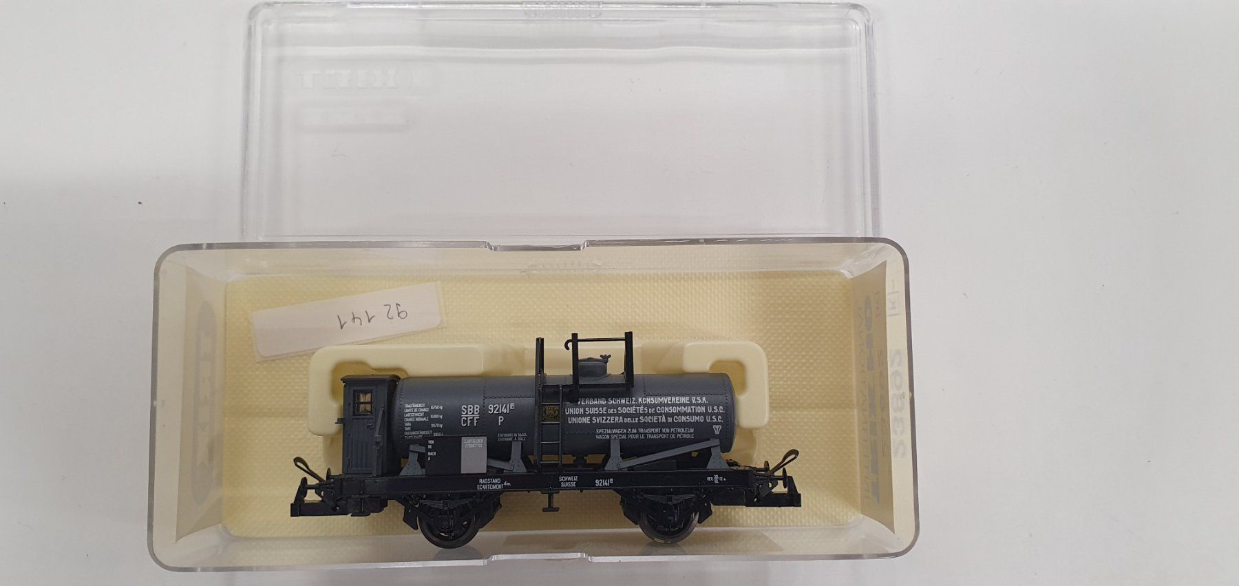 Trix Modellini di ferrovie: TRIX 23892 SBB Kesselwagen – Nuovo e nell'imballaggio originale da Würenlos venduto da juruth