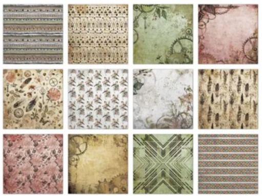 Papiere: Design-Papier Nr.478, 12 Designs/24 Blätter – Neu und originalverpackt aus Gretzenbach von Fliegepilz56 1